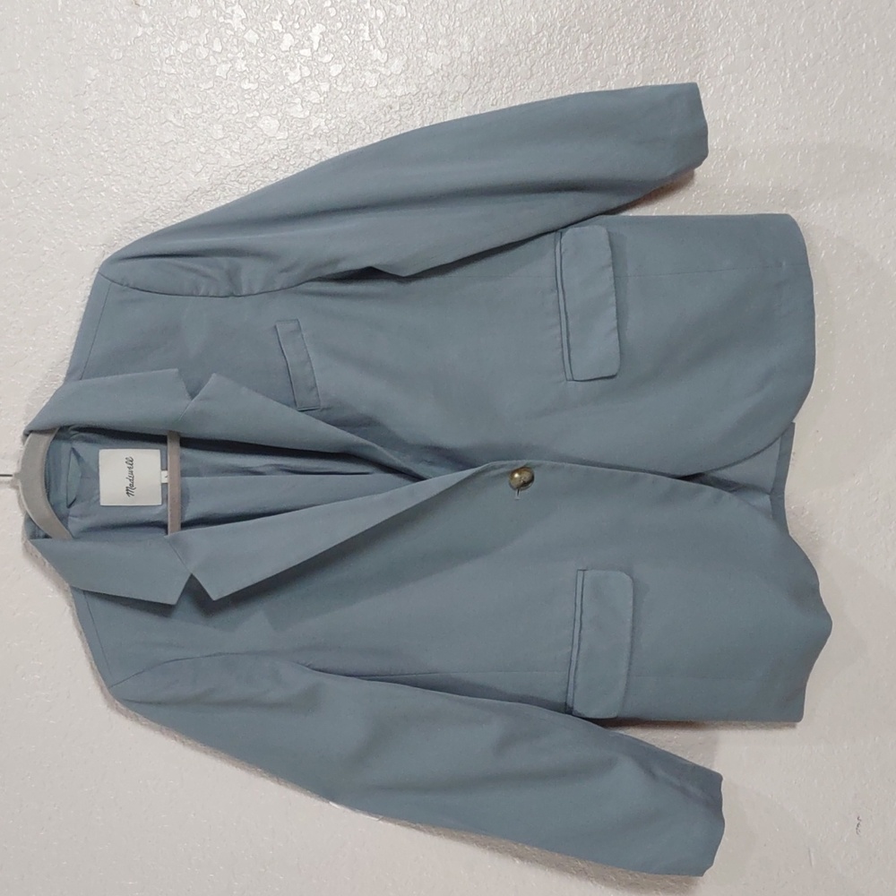 Madewell Light Blue Jacket, Size L - Picture 9 of 17